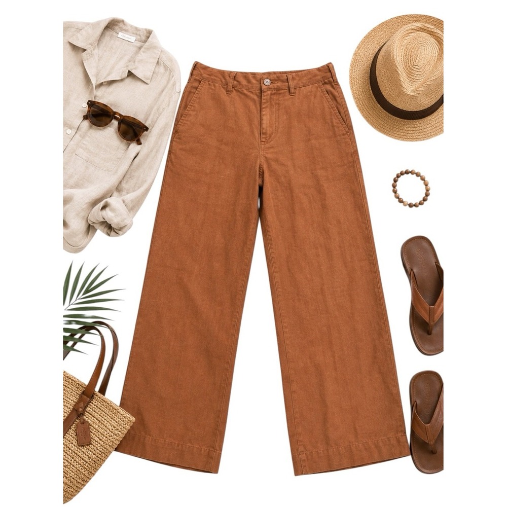 Bills Khakis Trim Fit Chino Pants USA Made Orange Cotton Men's 38 Heritage Prep